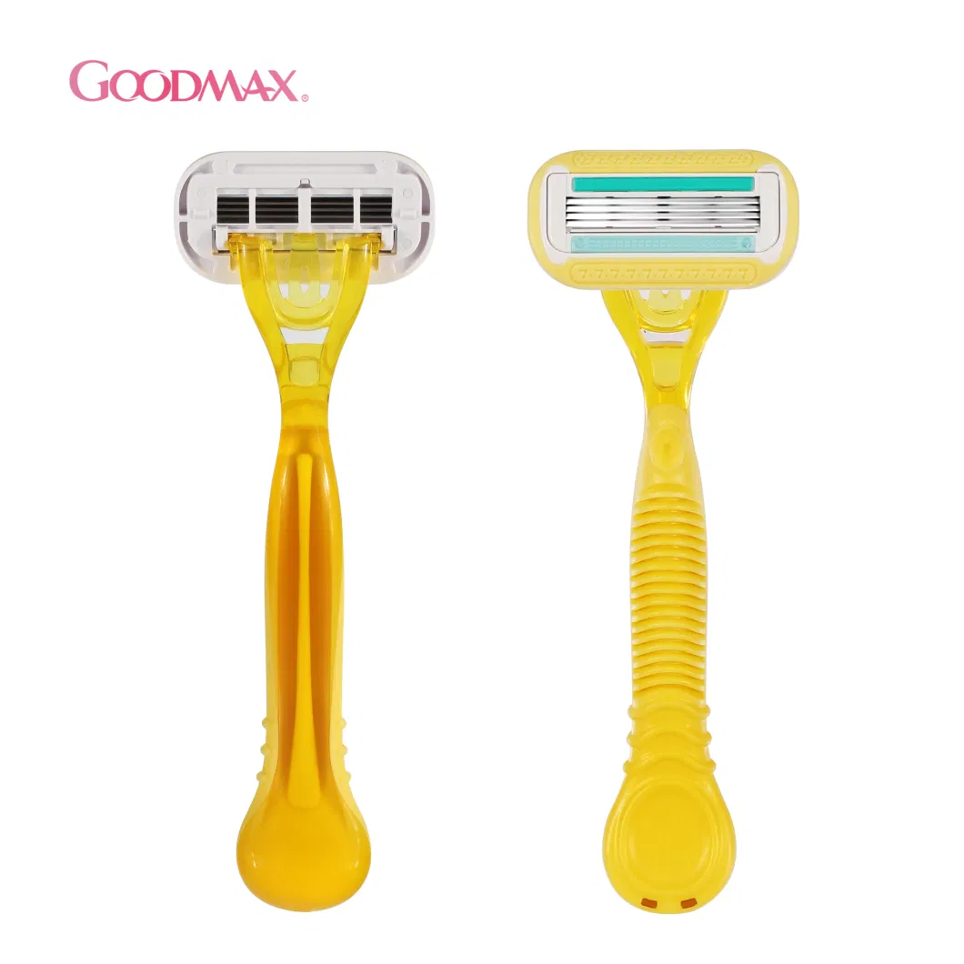 Women′ S Razor Disposable Razor for Lady Use with Washable Cartridge Open Back