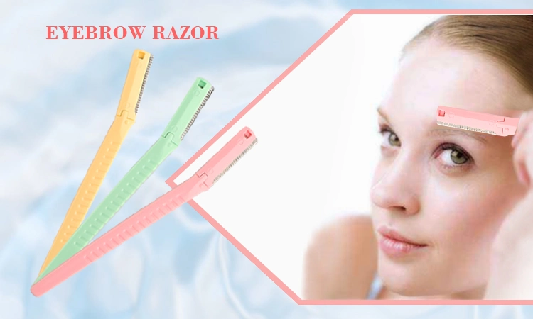 D105 Personal Care Disposable Eyebrow Razor Trimmer Set for Women